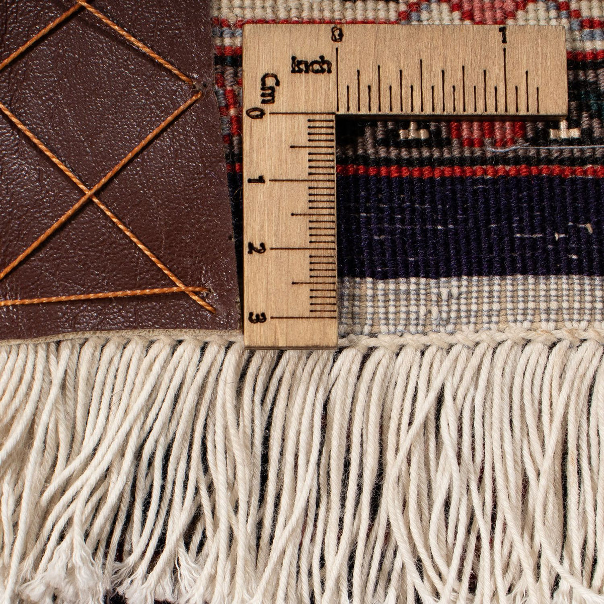 Persisk tæppe - Tabriz firkantet  - 210 x 201 cm - mørkeblå