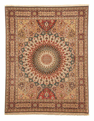 Persisk tæppe - Tabriz - Royal - 250 x 200 cm - flerfarvet