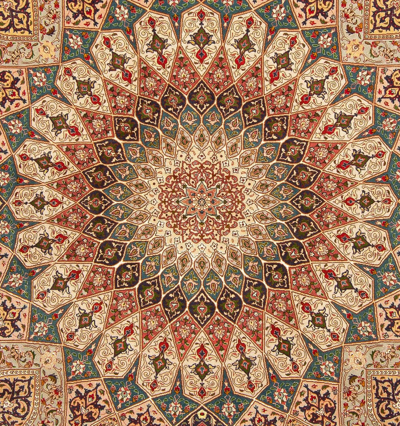Persisk tæppe - Tabriz - Royal - 250 x 200 cm - flerfarvet