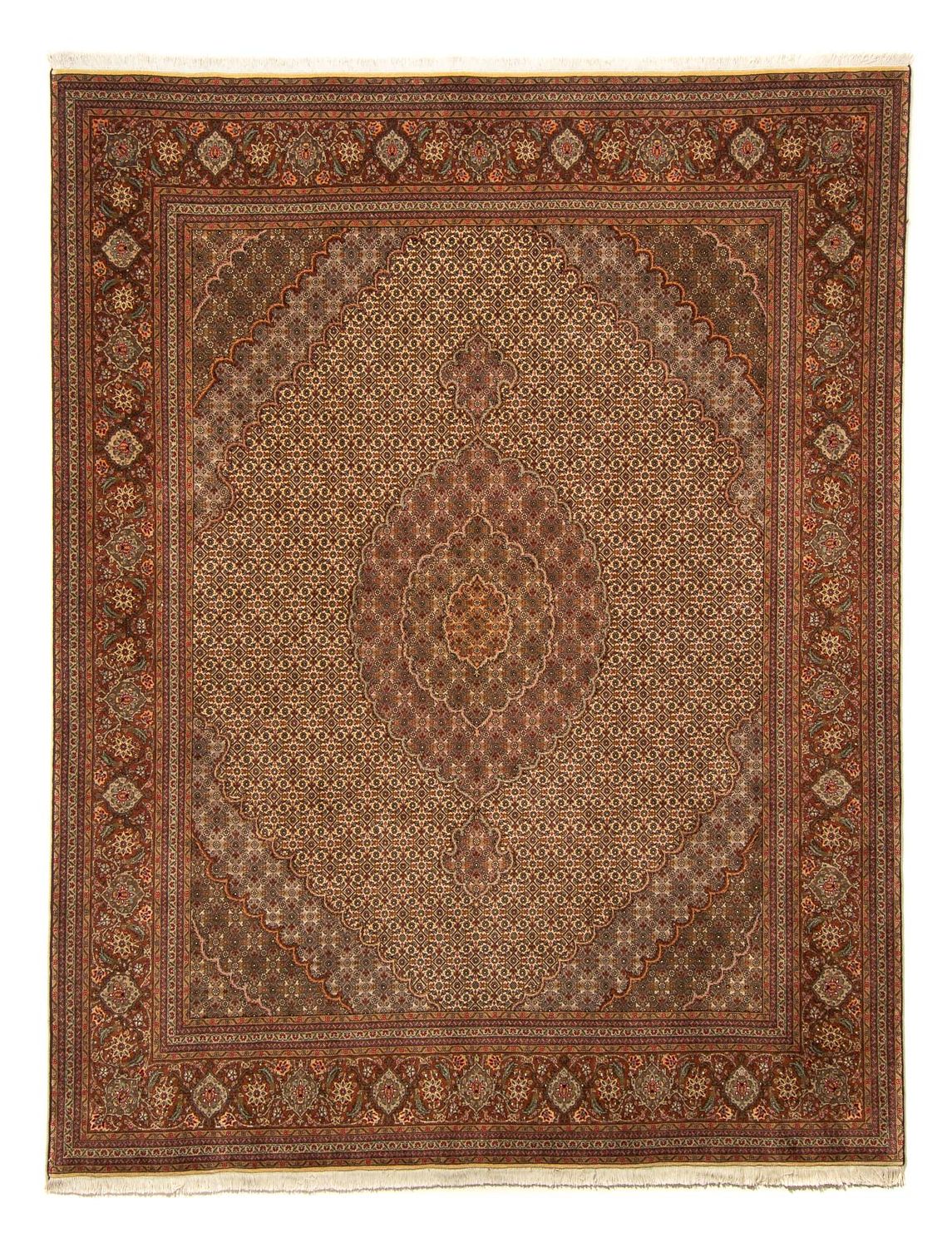 Persisk tæppe - Tabriz - 250 x 200 cm - brun