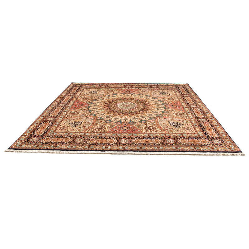 Persisk tæppe - Tabriz - Royal firkantet  - 253 x 252 cm - flerfarvet