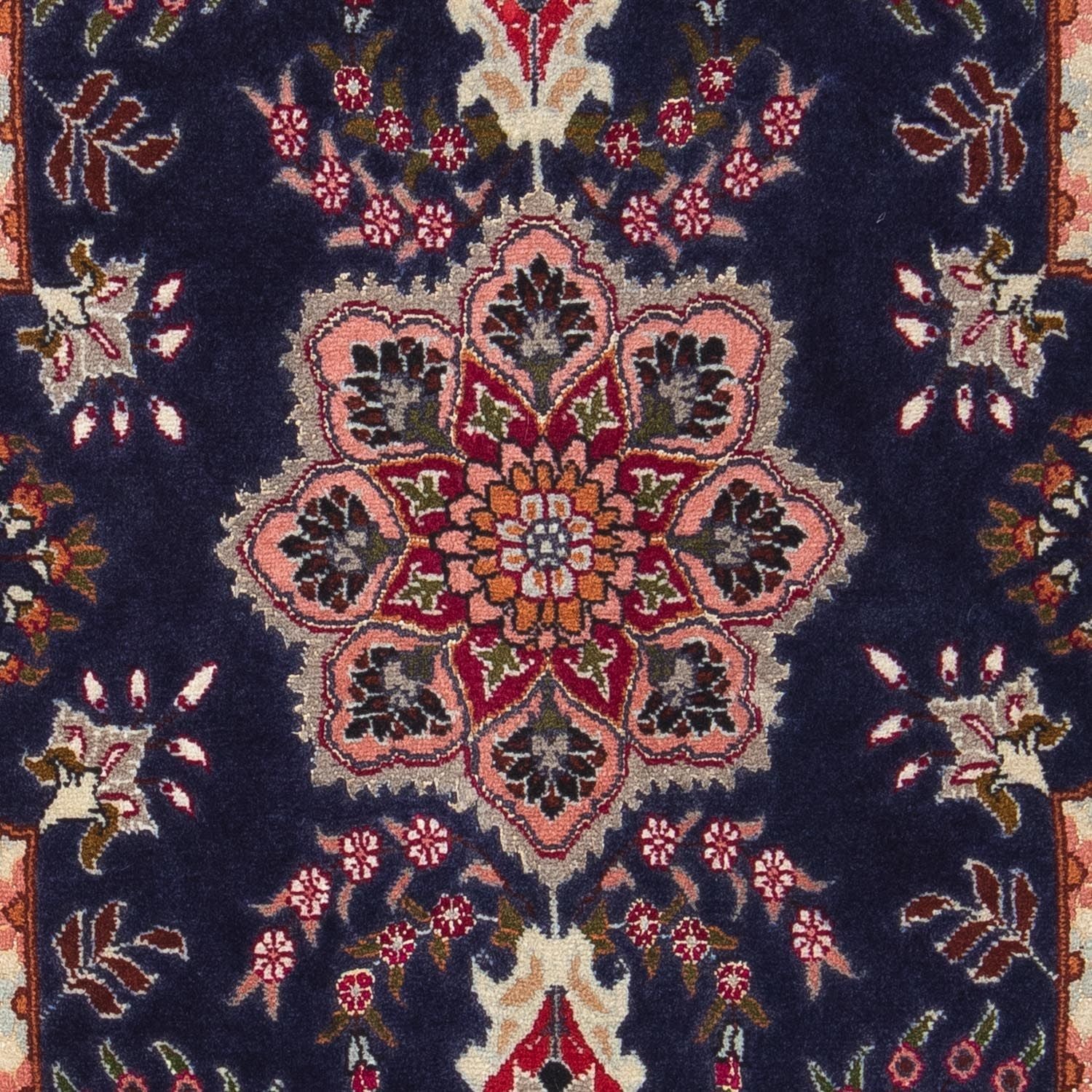 Persisk tæppe - Tabriz - Royal - 93 x 61 cm - mørkeblå