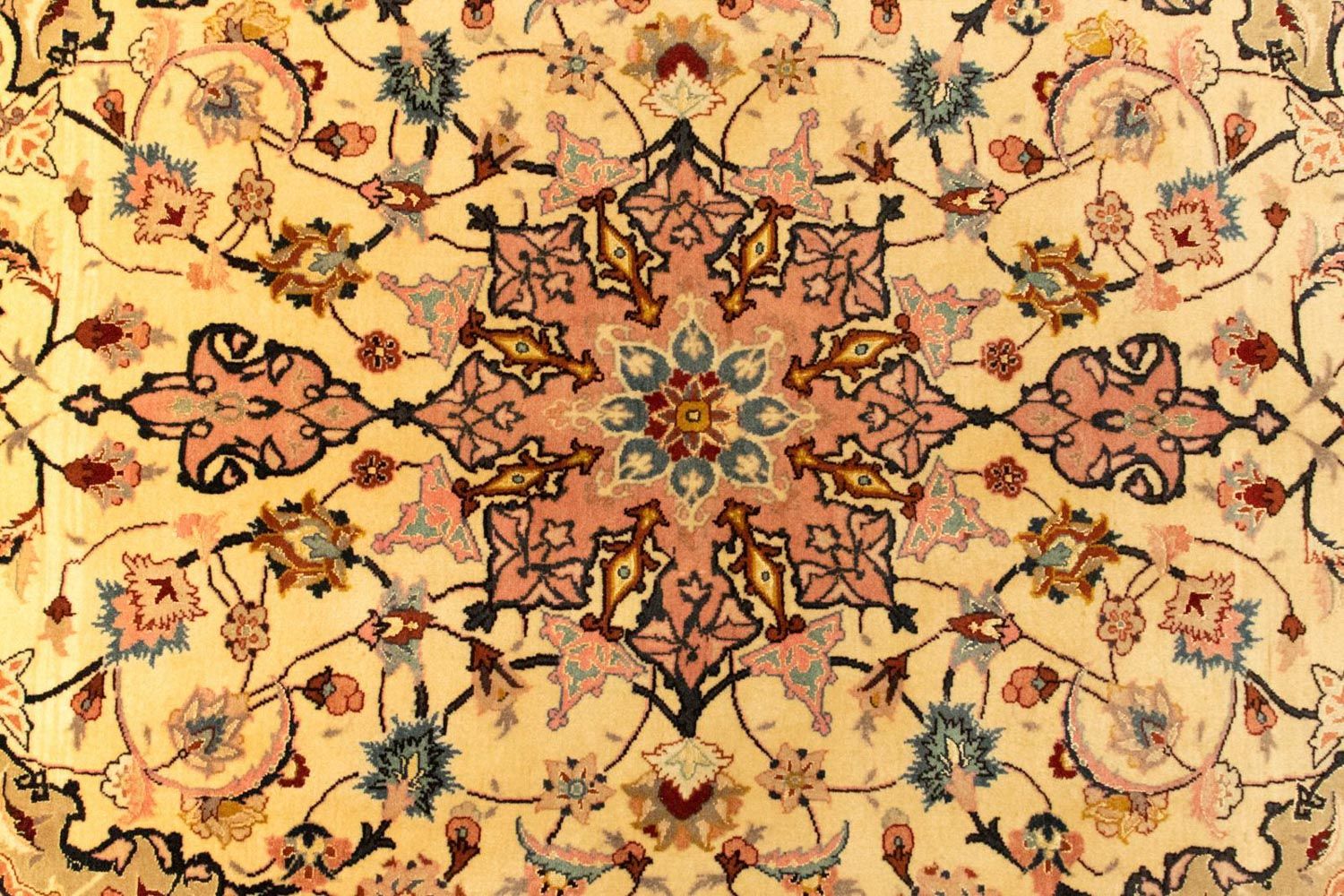 Persisk tæppe - Tabriz - Royal - 153 x 100 cm - beige
