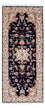 Løber Persisk tæppe - Tabriz - Royal - 198 x 82 cm - mørkeblå