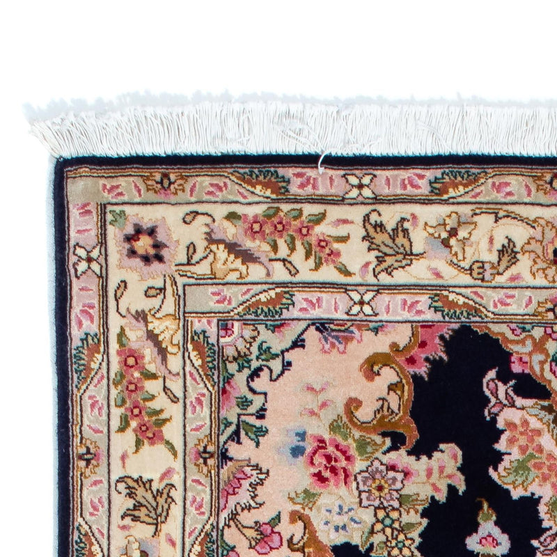 Løber Persisk tæppe - Tabriz - Royal - 198 x 82 cm - mørkeblå