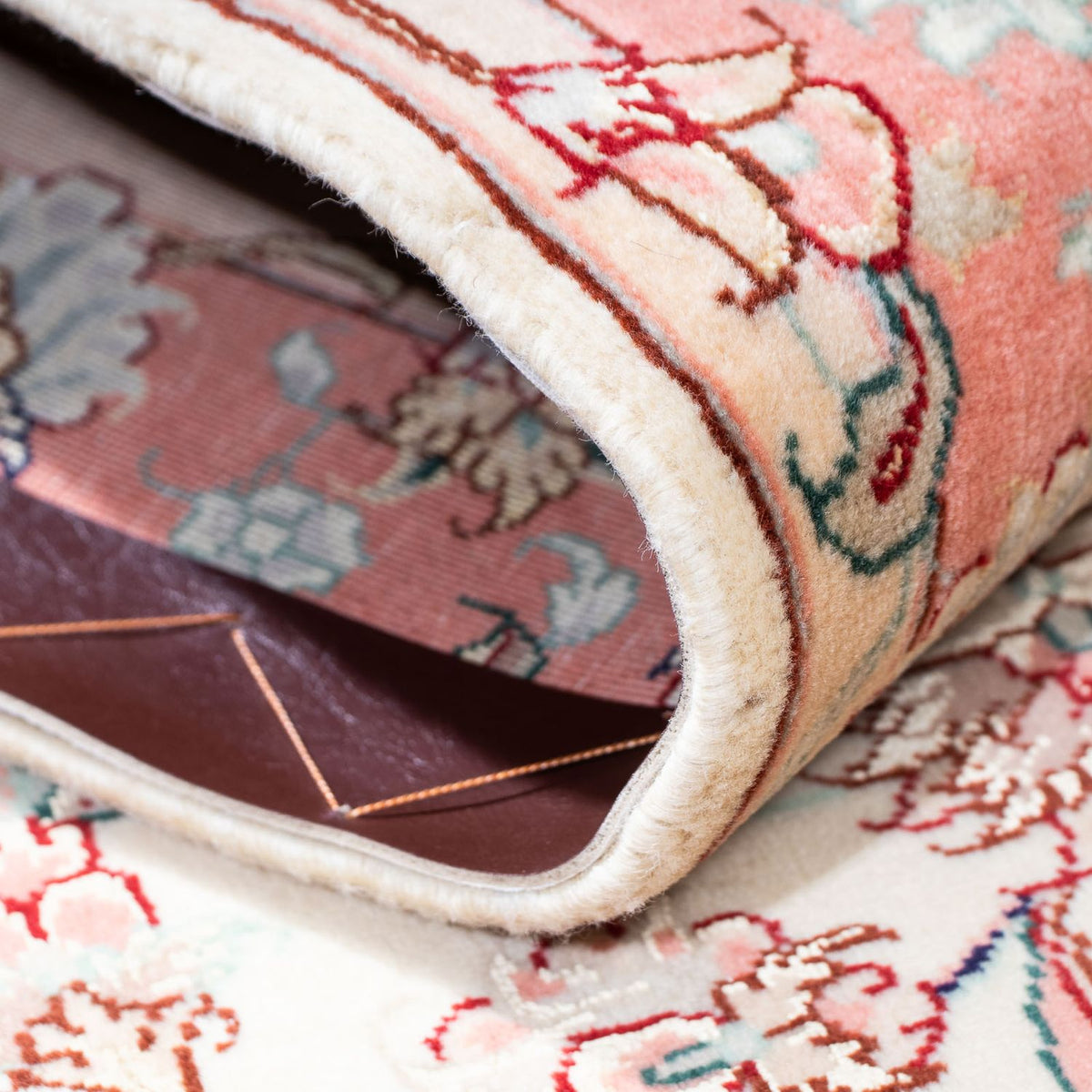 Løber Persisk tæppe - Tabriz - Royal - 187 x 77 cm - beige