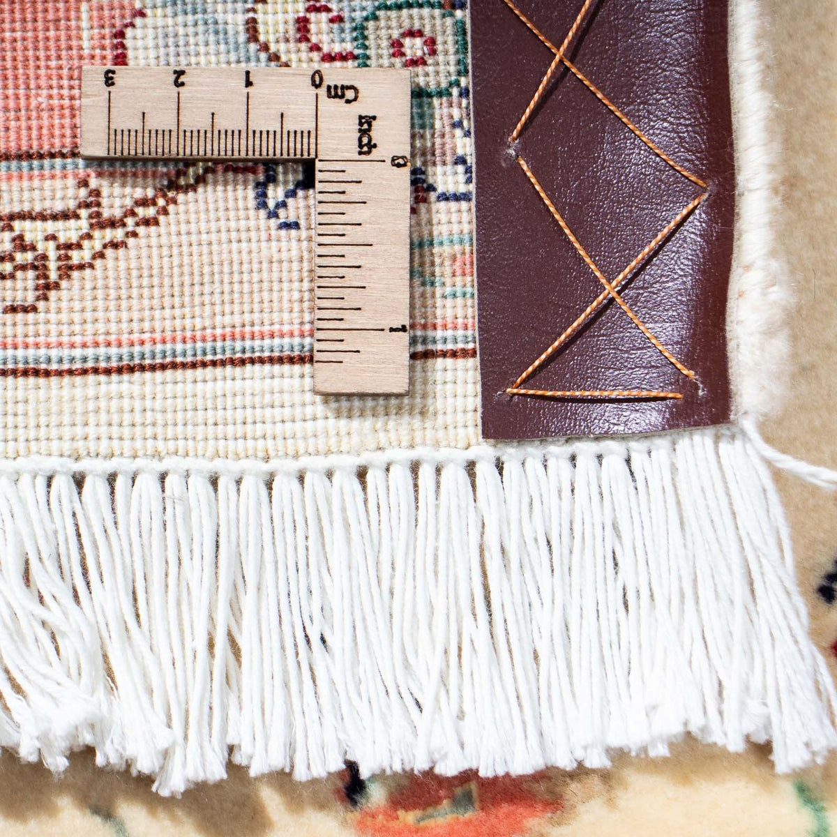 Løber Persisk tæppe - Tabriz - Royal - 187 x 77 cm - beige