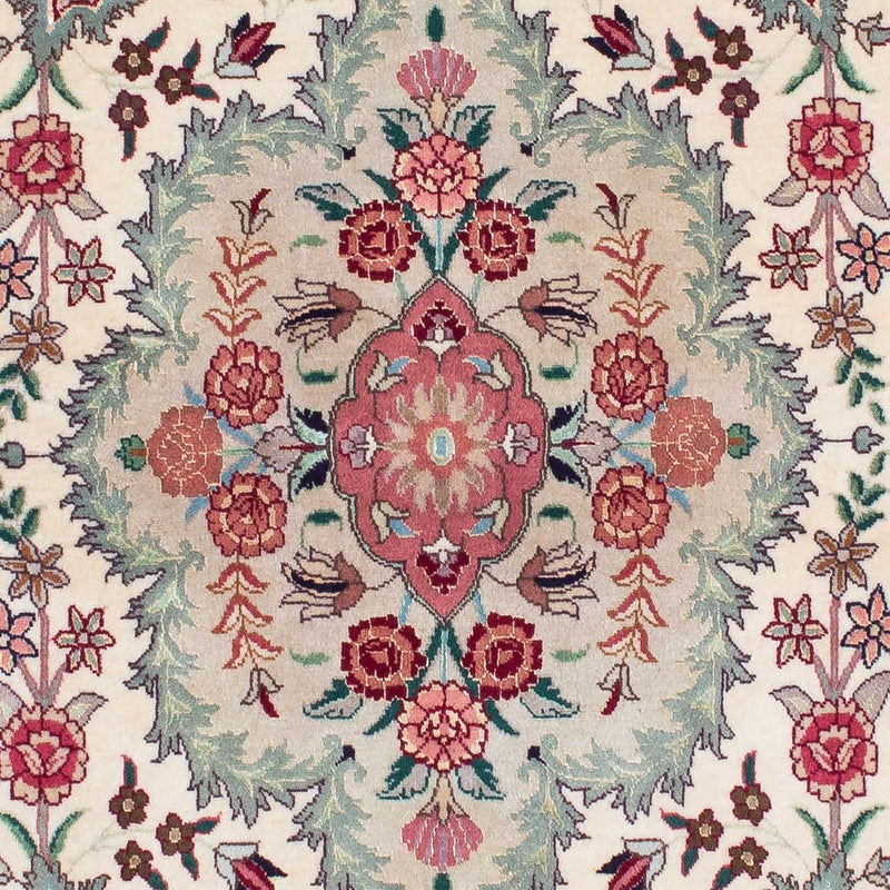 Løber Persisk tæppe - Tabriz - Royal - 204 x 81 cm - beige