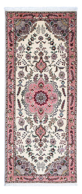 Løber Persisk tæppe - Tabriz - Royal - 202 x 82 cm - beige