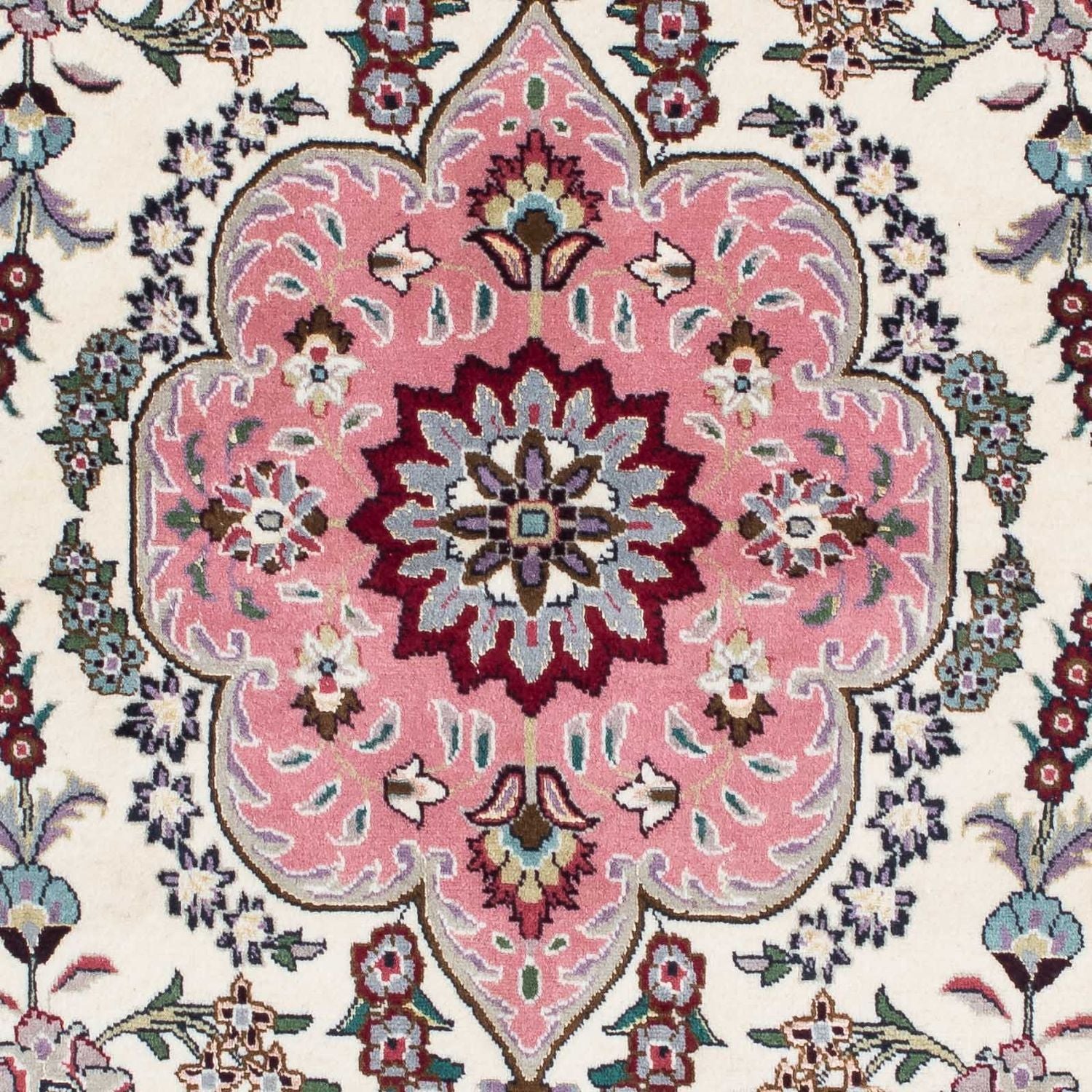 Løber Persisk tæppe - Tabriz - Royal - 202 x 82 cm - beige