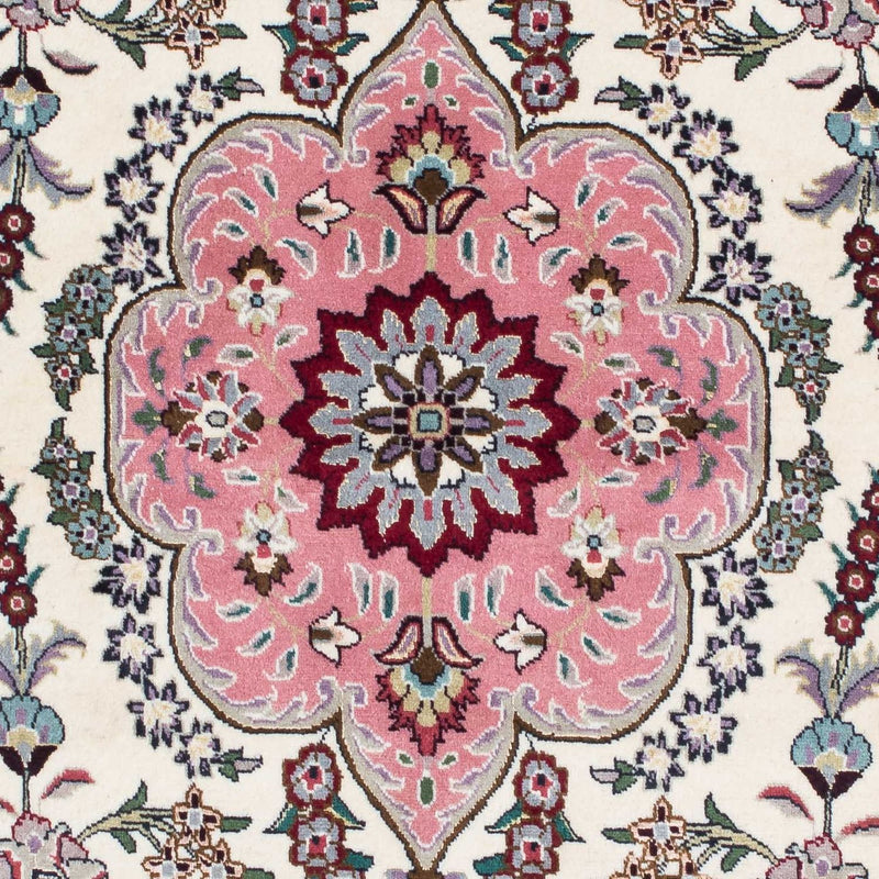 Løber Persisk tæppe - Tabriz - Royal - 202 x 82 cm - beige