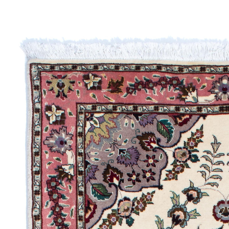 Løber Persisk tæppe - Tabriz - Royal - 202 x 82 cm - beige