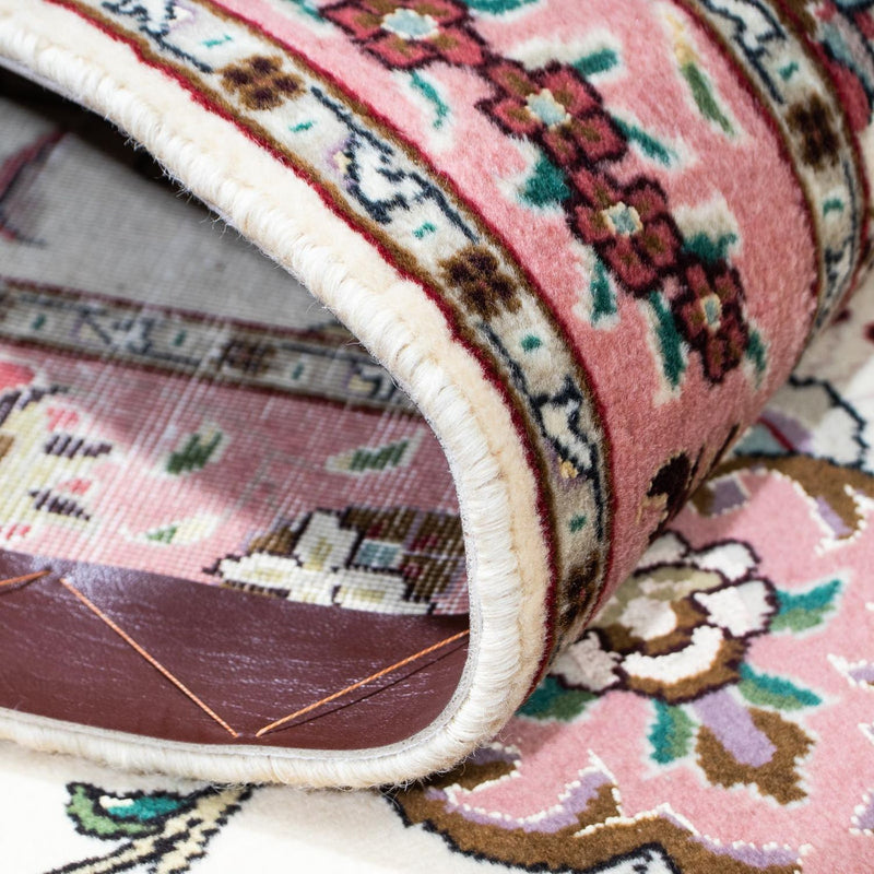 Løber Persisk tæppe - Tabriz - Royal - 202 x 82 cm - beige