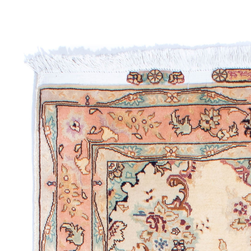 Løber Persisk tæppe - Tabriz - Royal - 212 x 81 cm - beige
