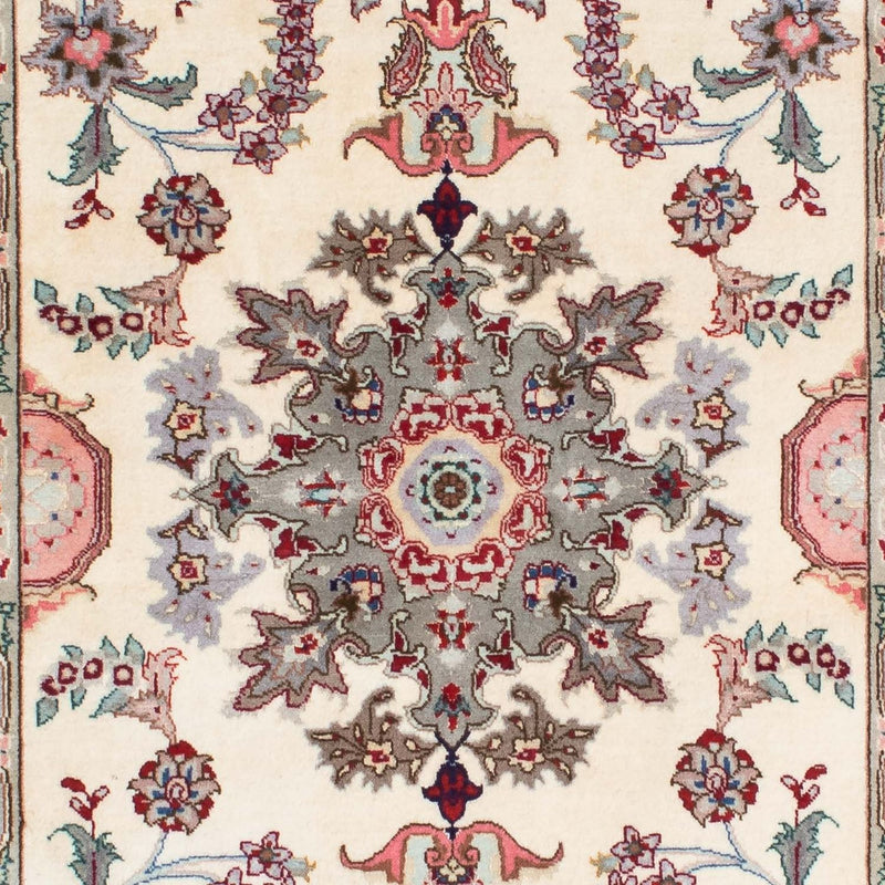 Løber Persisk tæppe - Tabriz - Royal - 203 x 83 cm - beige