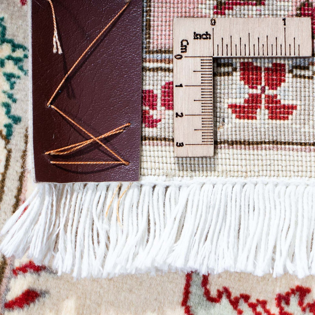 Løber Persisk tæppe - Tabriz - Royal - 203 x 83 cm - beige