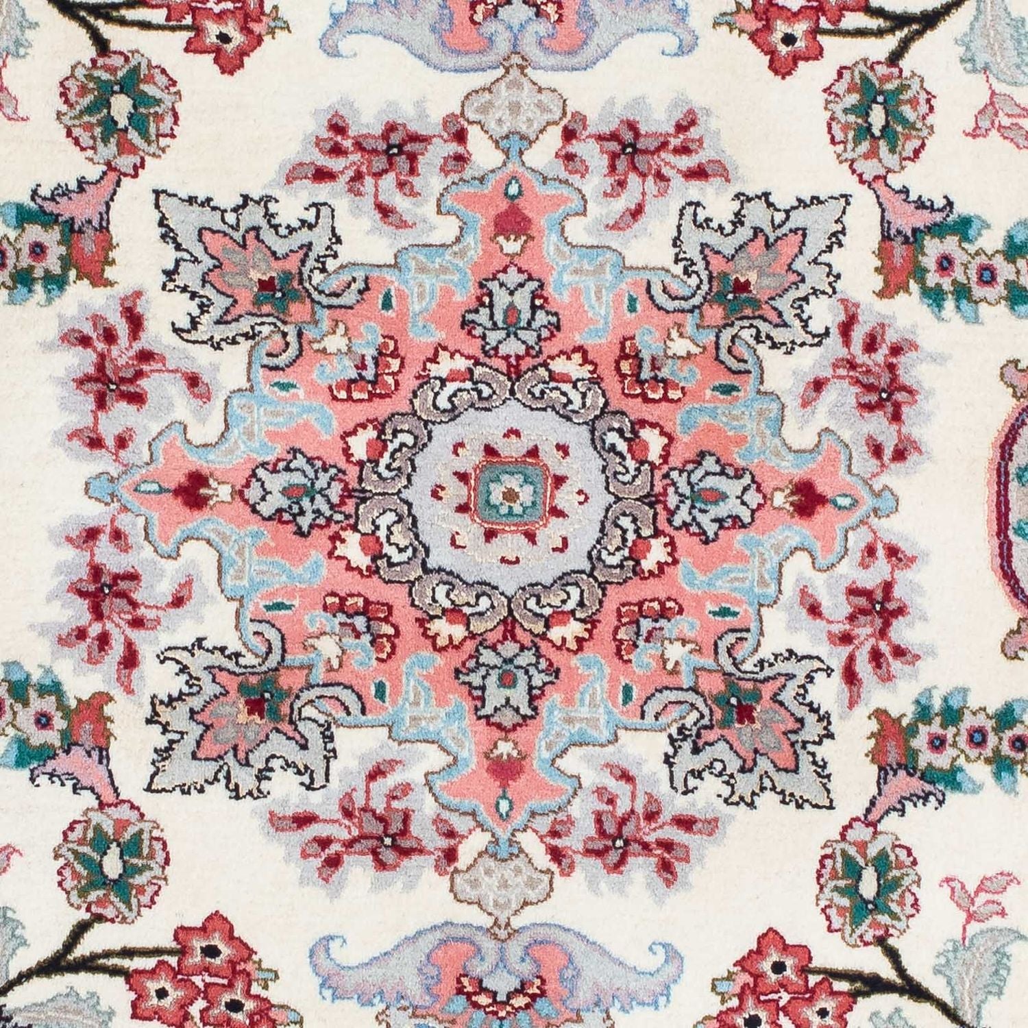 Løber Persisk tæppe - Tabriz - Royal - 205 x 82 cm - beige