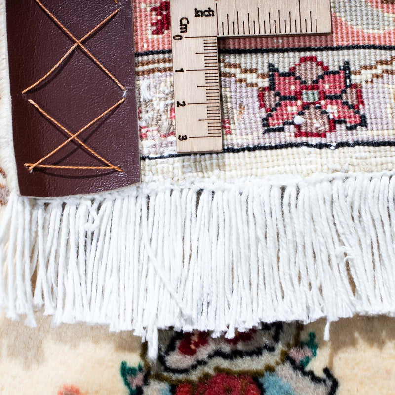 Løber Persisk tæppe - Tabriz - Royal - 205 x 82 cm - beige