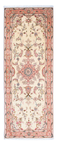 Løber Persisk tæppe - Tabriz - Royal - 221 x 82 cm - beige