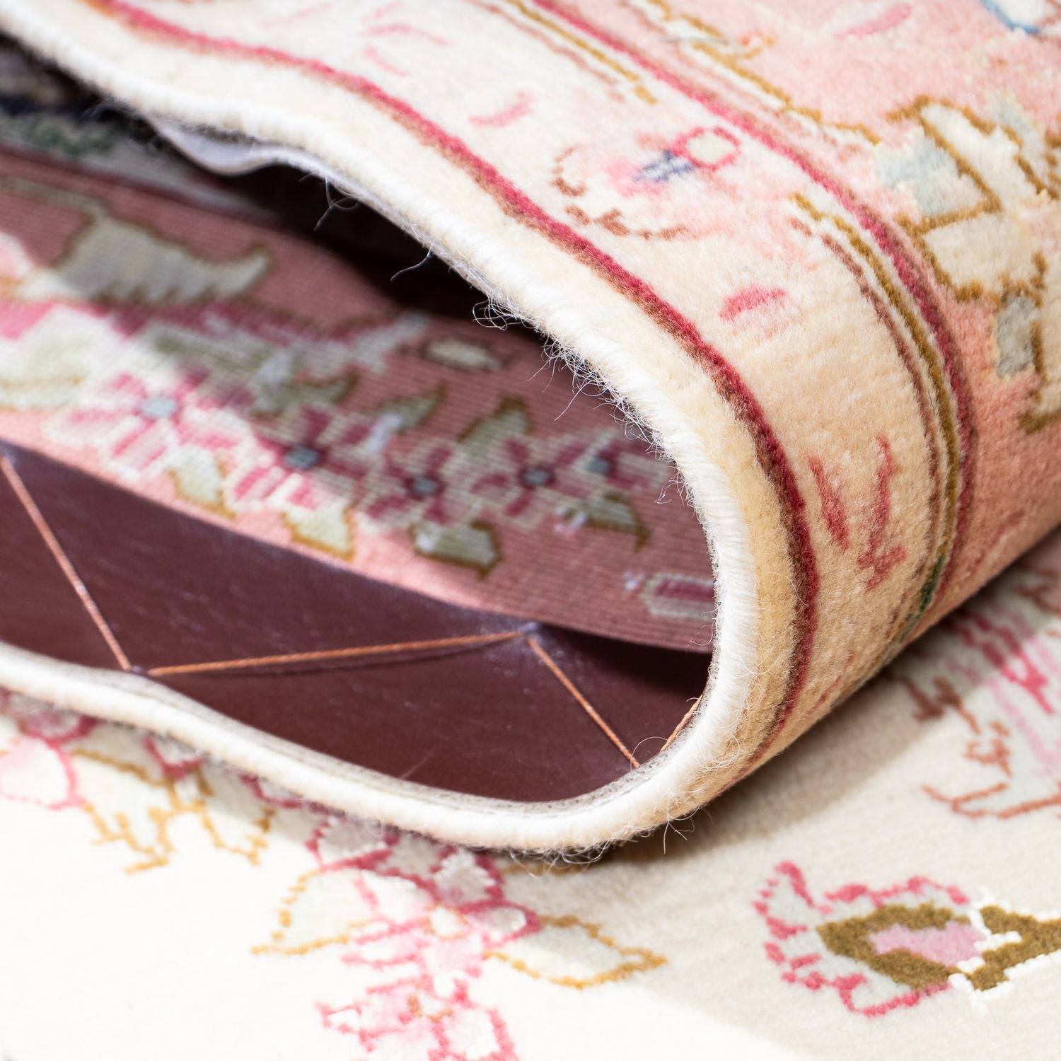 Løber Persisk tæppe - Tabriz - Royal - 221 x 82 cm - beige