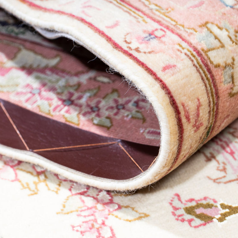 Løber Persisk tæppe - Tabriz - Royal - 221 x 82 cm - beige