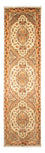 Løber Persisk tæppe - Tabriz - Royal - 314 x 87 cm - beige