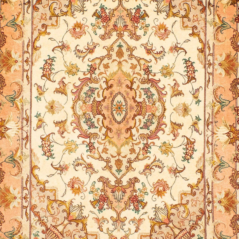 Løber Persisk tæppe - Tabriz - Royal - 314 x 87 cm - beige
