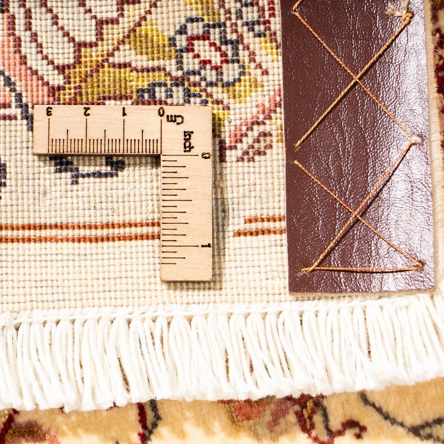 Løber Persisk tæppe - Tabriz - Royal - 314 x 87 cm - beige