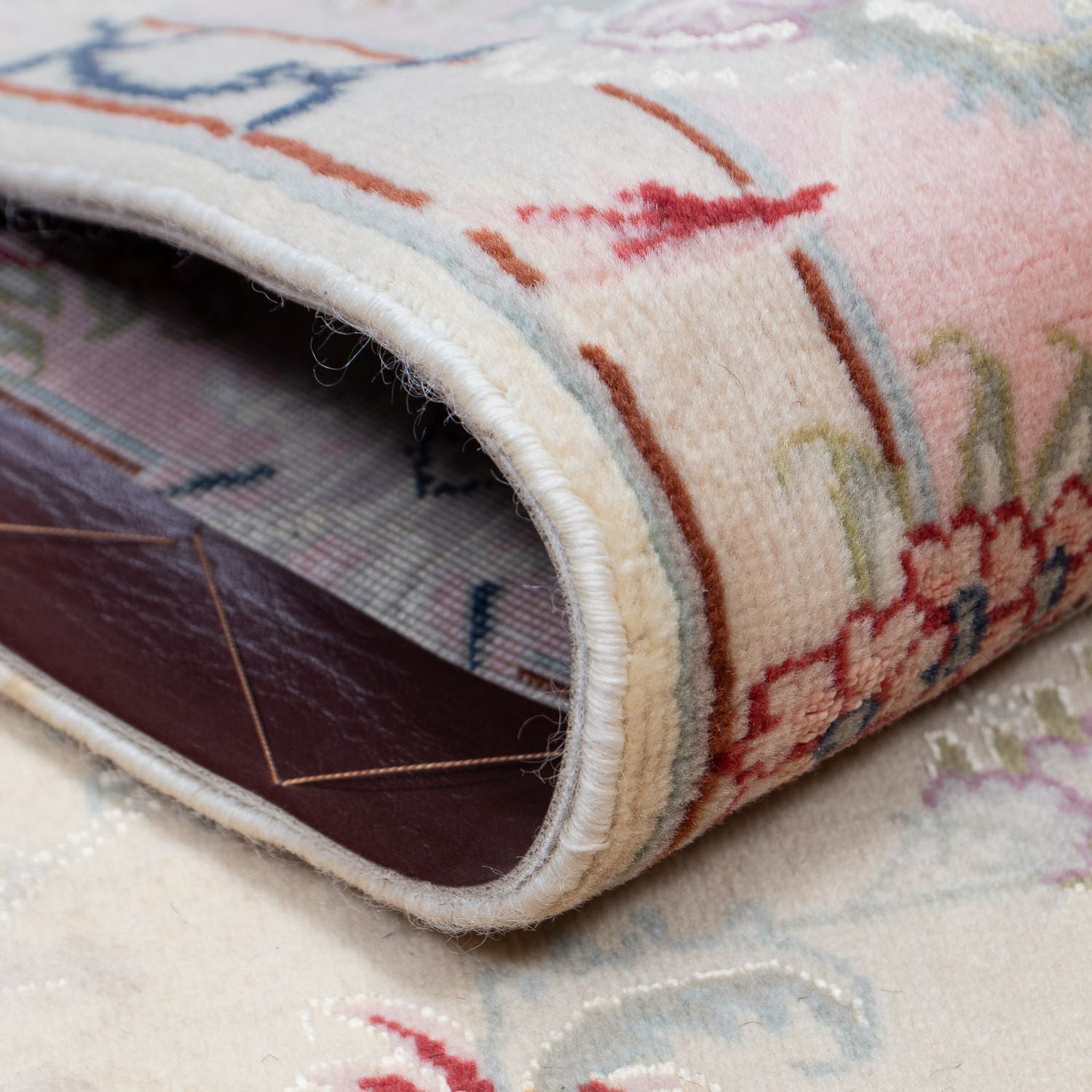 Løber Persisk tæppe - Tabriz - Royal - 397 x 87 cm - beige
