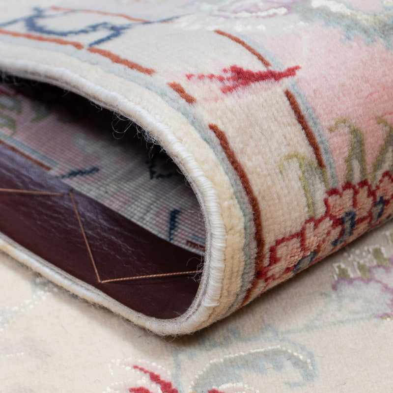 Løber Persisk tæppe - Tabriz - Royal - 397 x 87 cm - beige