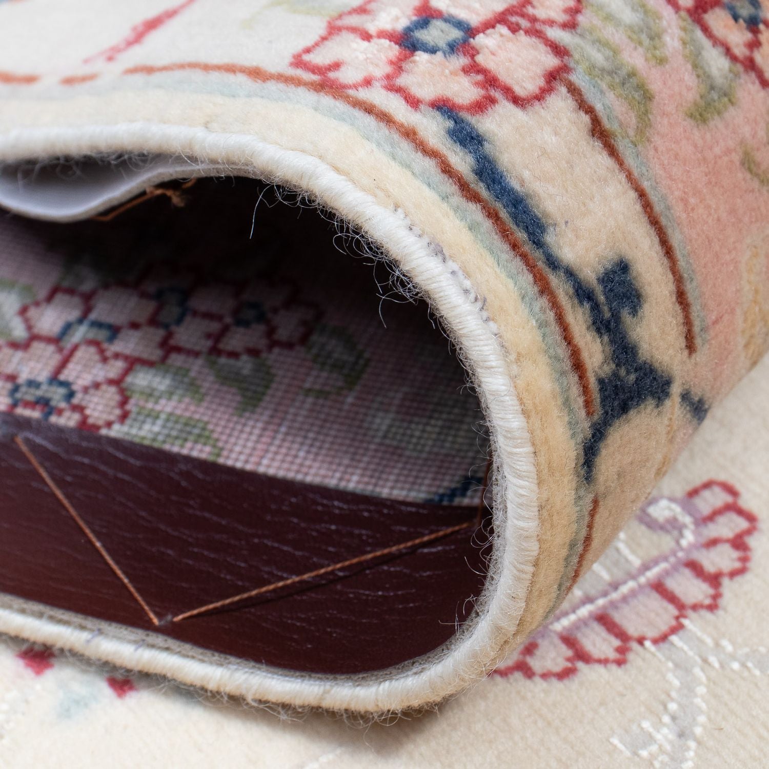 Løber Persisk tæppe - Tabriz - Royal - 397 x 86 cm - beige