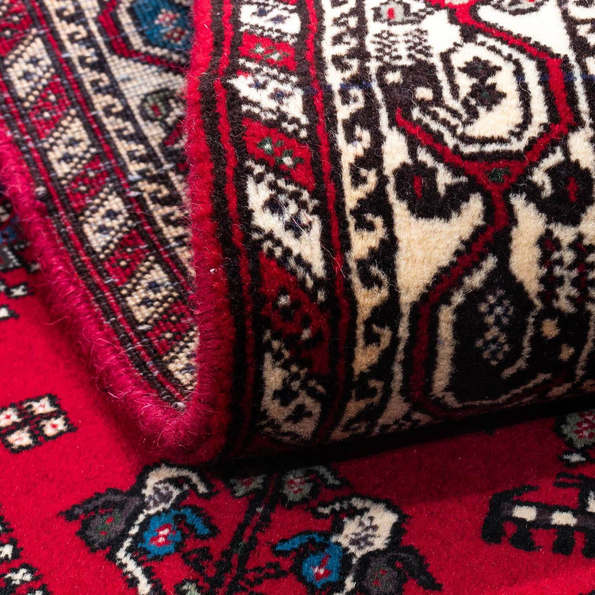 Persisk tæppe - Nomadisk - 163 x 99 cm - mørkerød