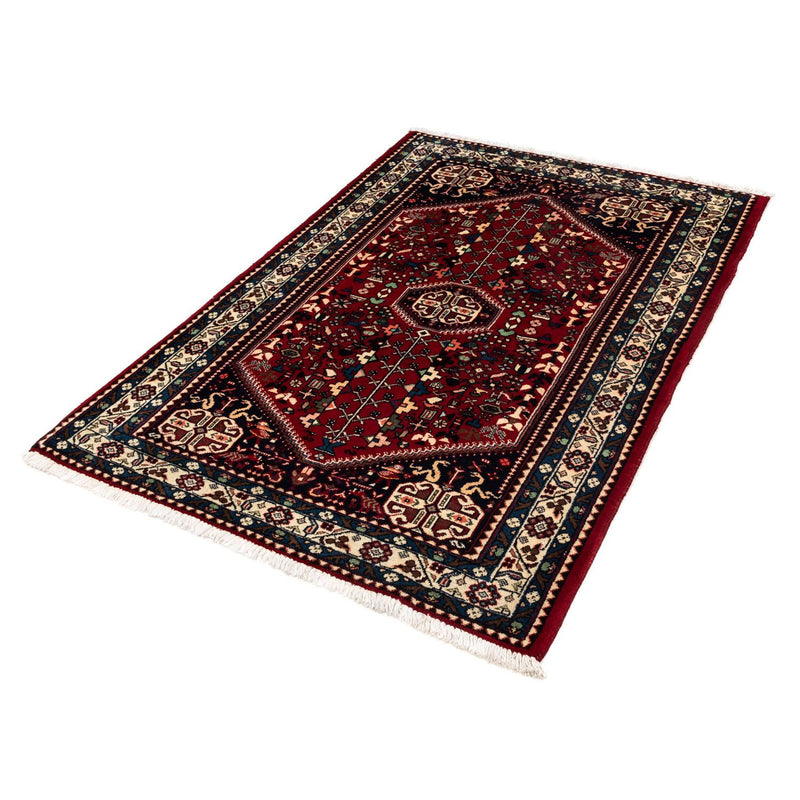 Persisk tæppe - Nomadisk - 150 x 101 cm - mørkerød