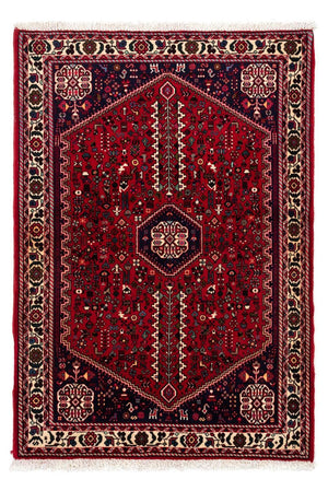 Persisk tæppe - Nomadisk - 149 x 106 cm - mørkerød