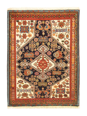 Persisk tæppe - Nomadisk - 133 x 102 cm - mørkeblå