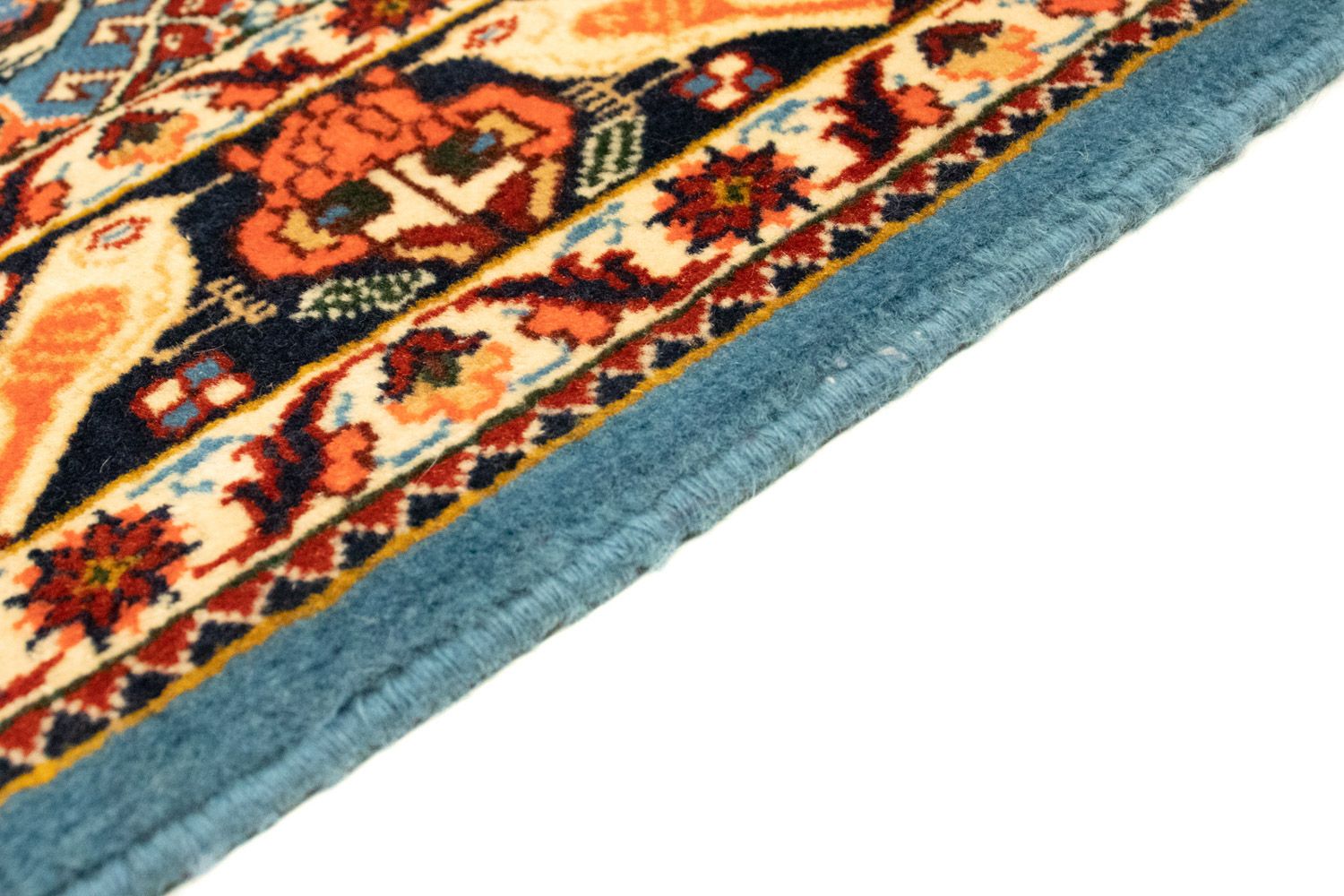 Persisk tæppe - Nomadisk - 142 x 102 cm - turkis