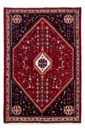 Persisk tæppe - Nomadisk - 150 x 98 cm - mørkerød