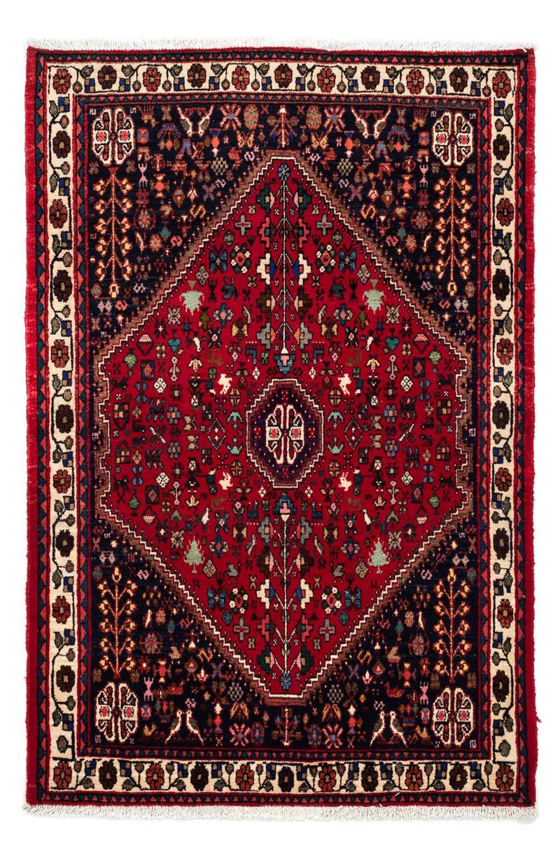 Persisk tæppe - Nomadisk - 159 x 107 cm - mørkerød