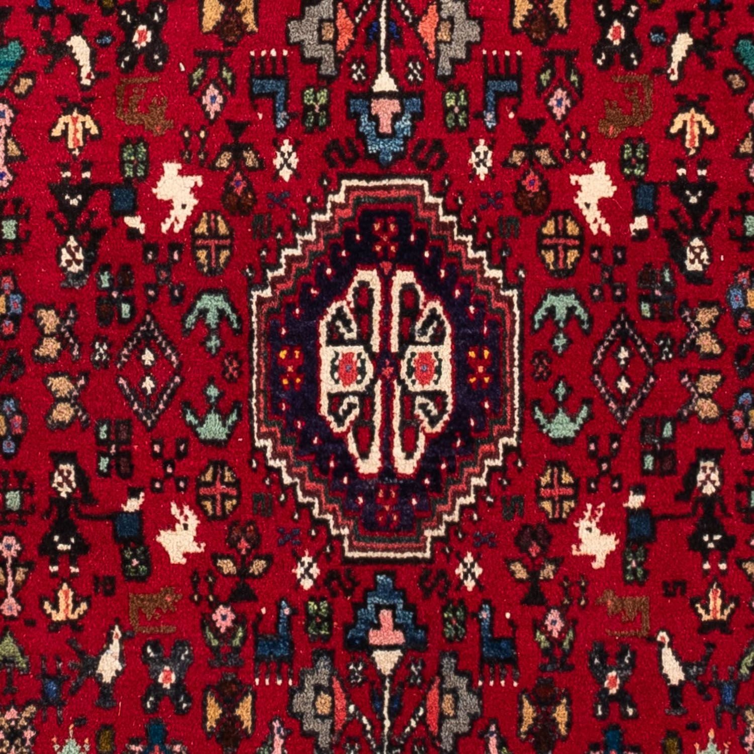Persisk tæppe - Nomadisk - 159 x 107 cm - mørkerød