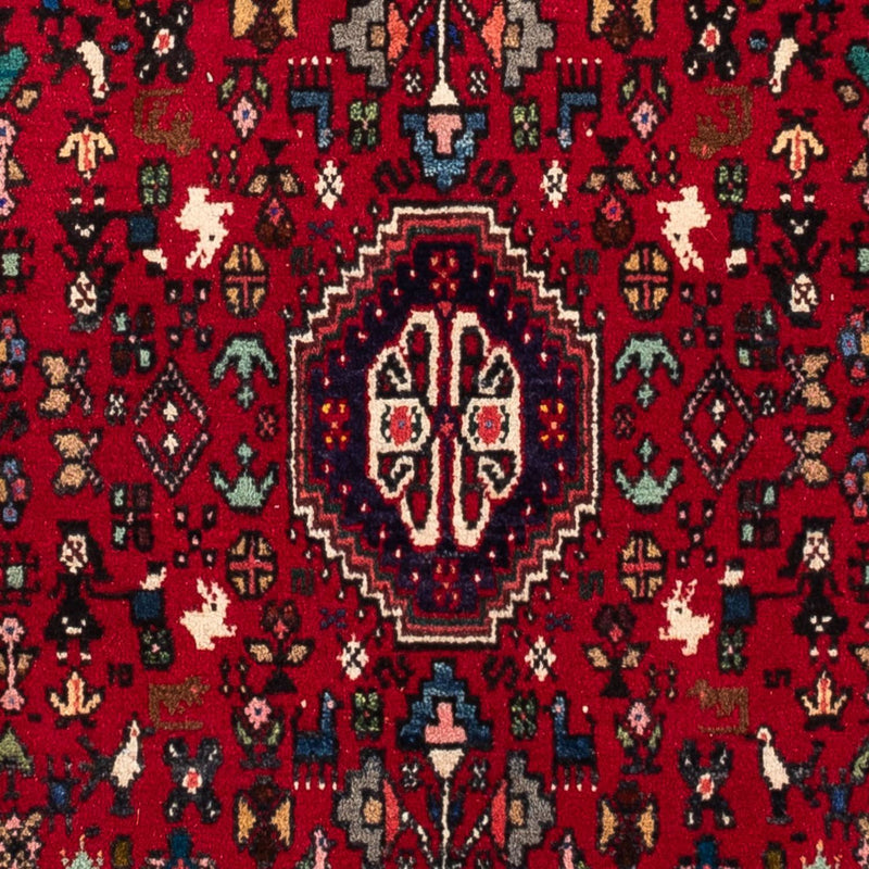 Persisk tæppe - Nomadisk - 159 x 107 cm - mørkerød