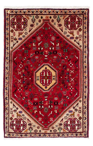 Persisk tæppe - Nomadisk - 161 x 103 cm - mørkerød