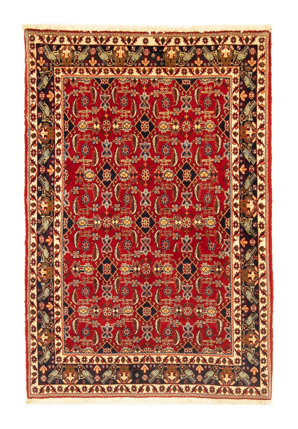 Persisk tæppe - Nomadisk - 150 x 103 cm - rød