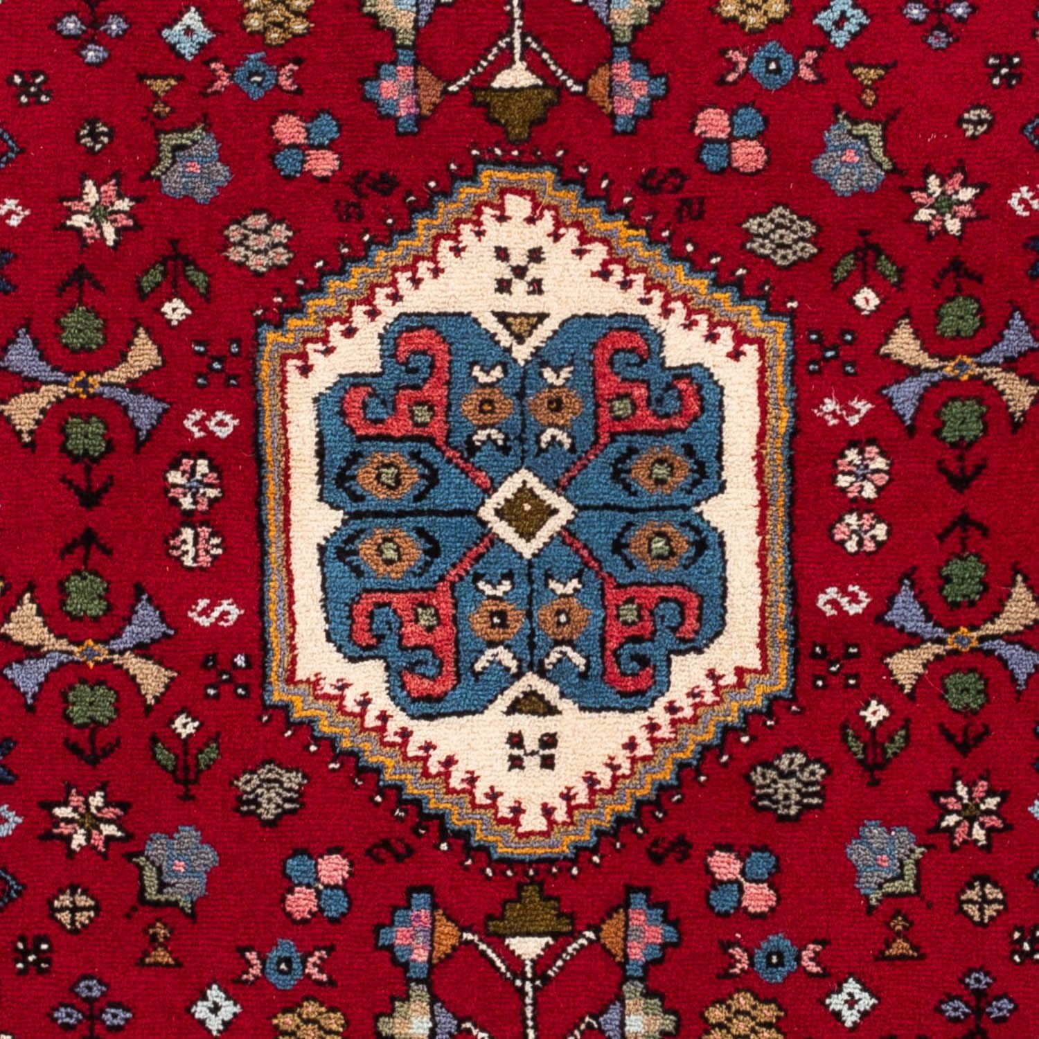 Persisk tæppe - Nomadisk - 144 x 98 cm - mørkerød