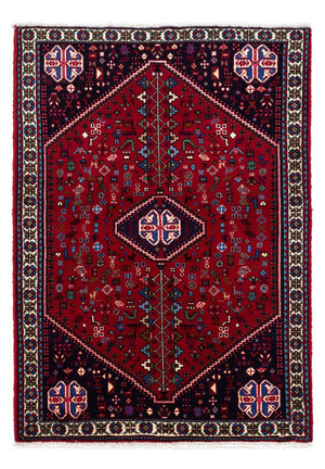 Persisk tæppe - Nomadisk - 148 x 100 cm - mørkerød