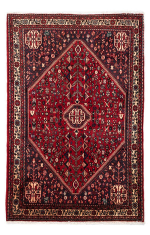 Persisk tæppe - Nomadisk - 161 x 105 cm - mørkerød