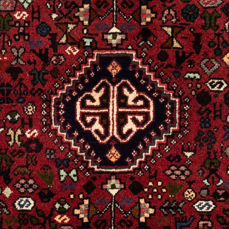 Persisk tæppe - Nomadisk - 152 x 110 cm - mørkerød