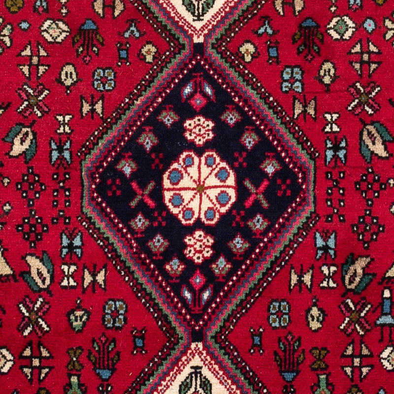 Persisk tæppe - Nomadisk - 143 x 97 cm - mørkerød