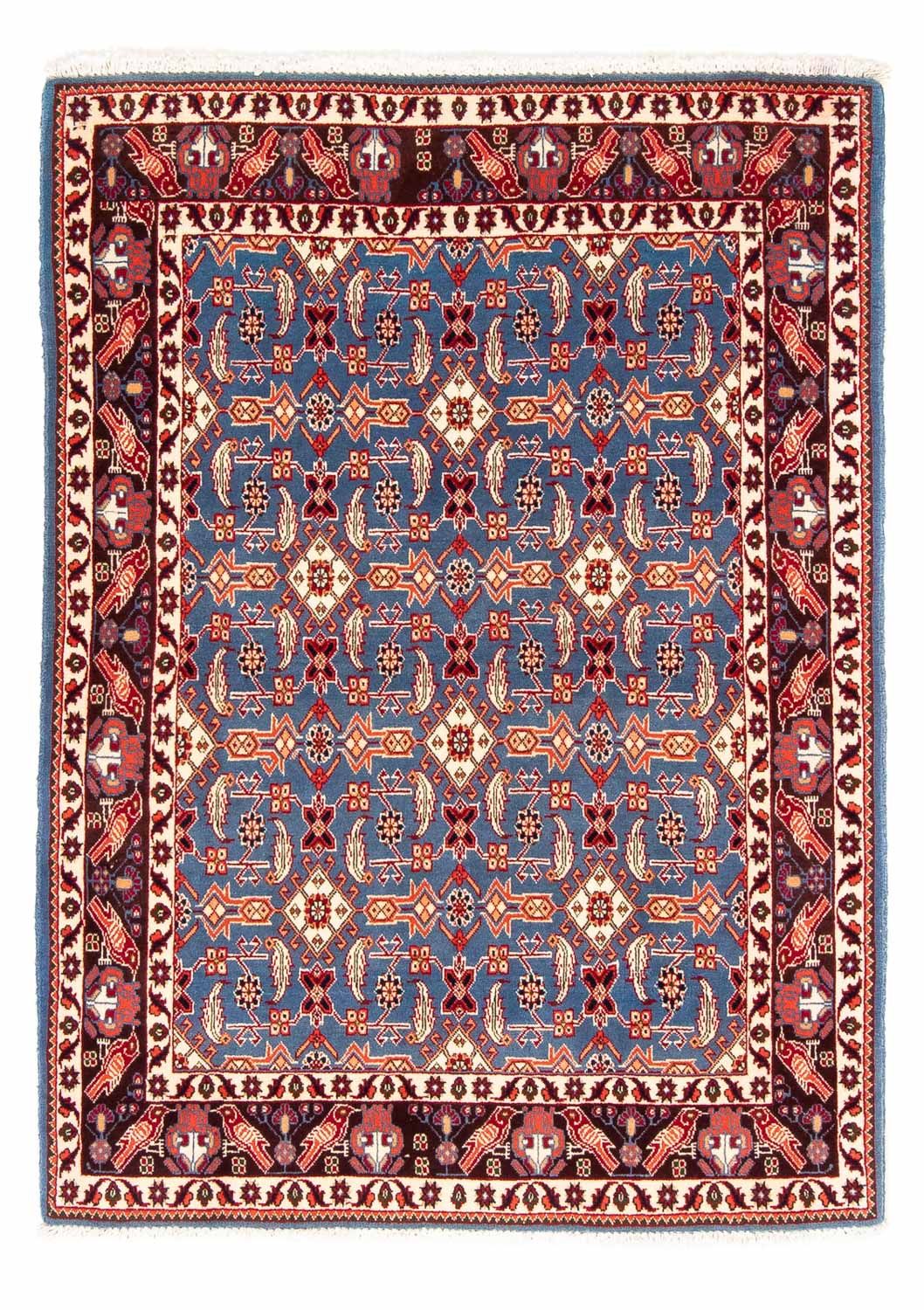 Persisk tæppe - Nomadisk - 146 x 107 cm - mørkeblå