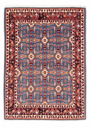 Persisk tæppe - Nomadisk - 146 x 107 cm - mørkeblå