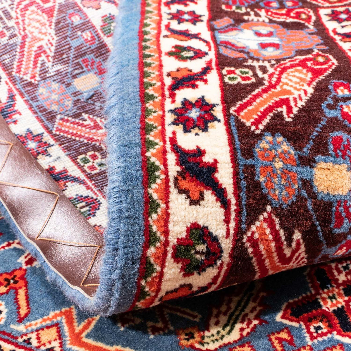 Persisk tæppe - Nomadisk - 146 x 107 cm - mørkeblå